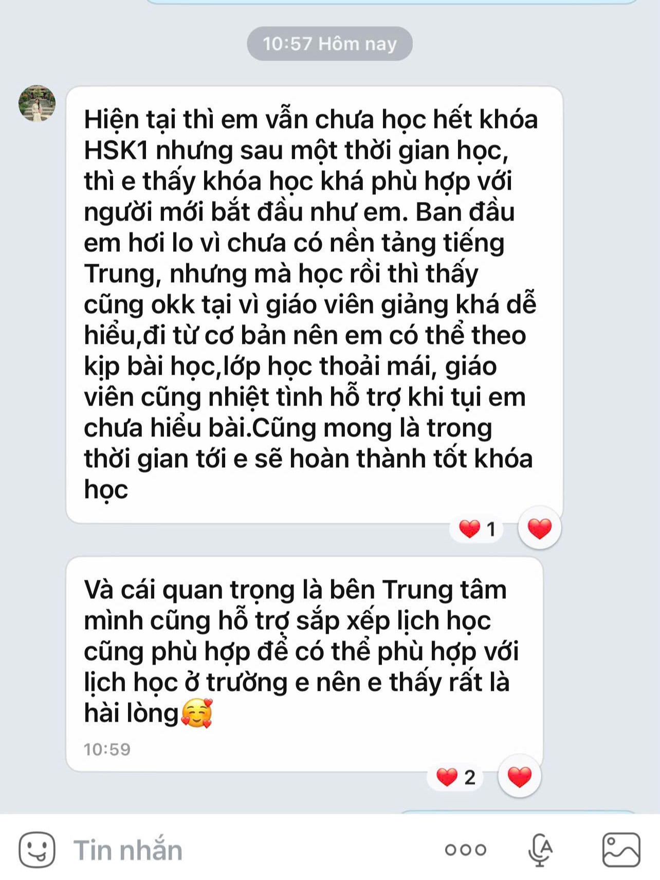 Tên học viên